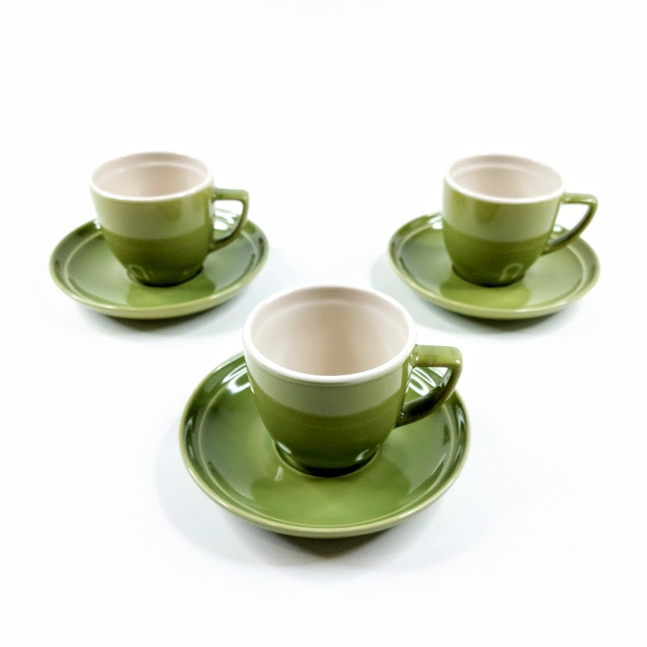 Kermansavi Oliivi kahvikuppisetti 6 osaa