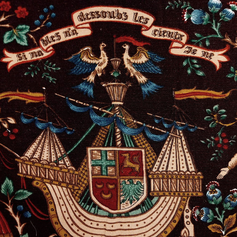 Keskiajan tyyliset Barques des Amours verhot 118x224 cm