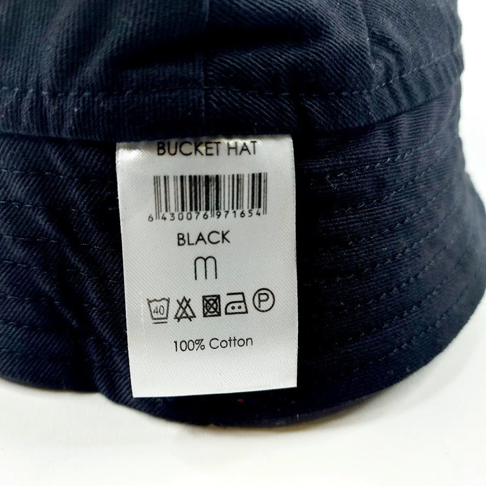 Kiddow Bucket Hat Black Lasten koko M