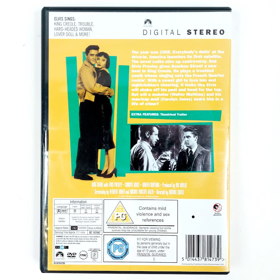 King Creole DVD