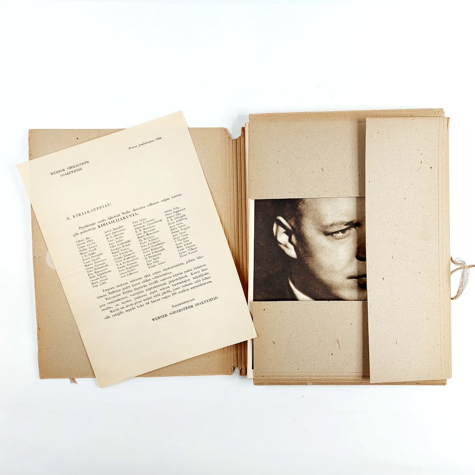 Werner Söderström Osakeyhtiö Kirjailijakuvia kansio