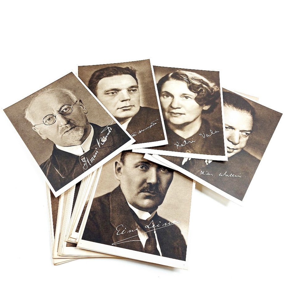 Werner Söderström Osakeyhtiö Kirjailijakuvia kansio