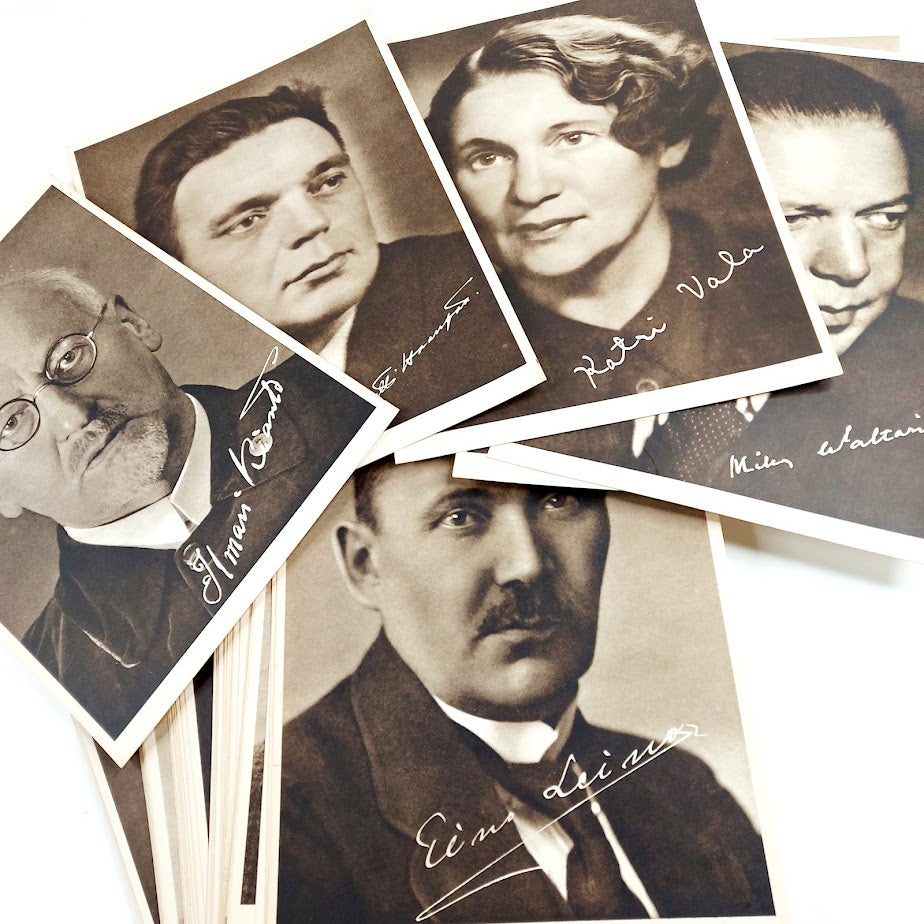 Werner Söderström Osakeyhtiö Kirjailijakuvia kansio