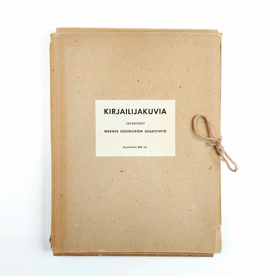 Werner Söderström Osakeyhtiö Kirjailijakuvia kansio