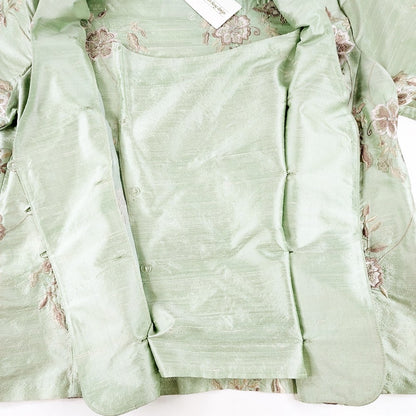 Kirsten Krog Design lyhythihainen silkkijakku koko 48
