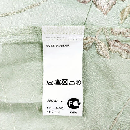 Kirsten Krog Design lyhythihainen silkkijakku koko 48
