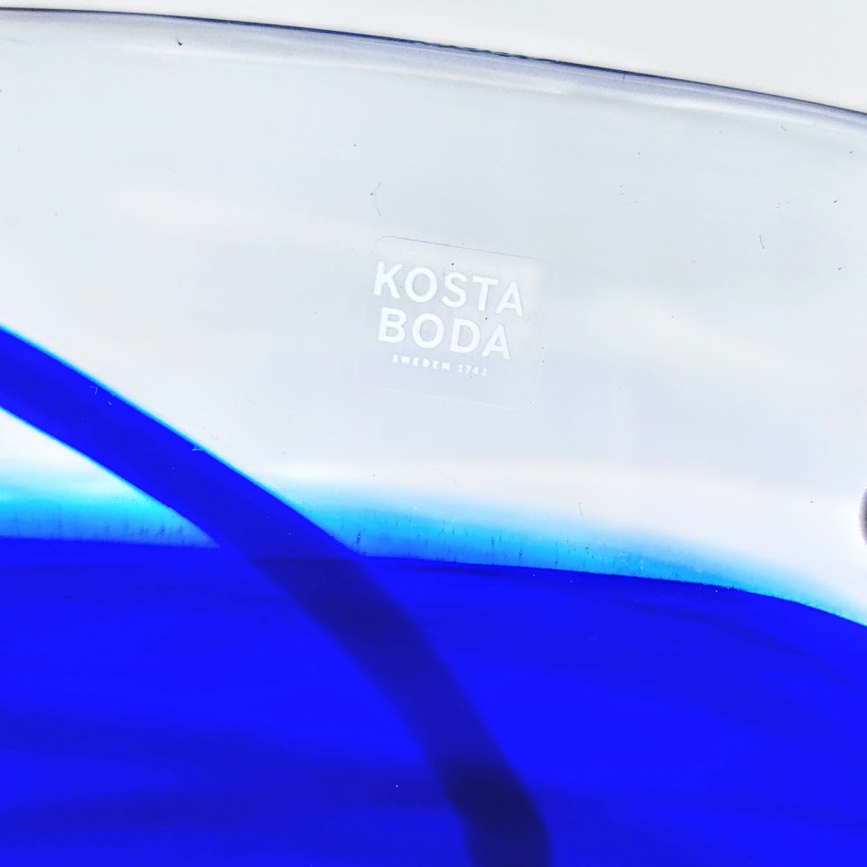 Kosta Boda Contrast 380 mm tarjoiluvati