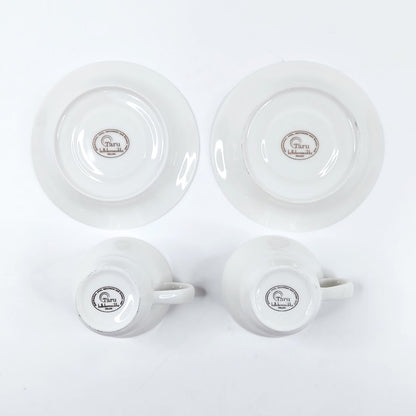 Kultakeramiikka Taru kahvikuppisetti 4 osaa