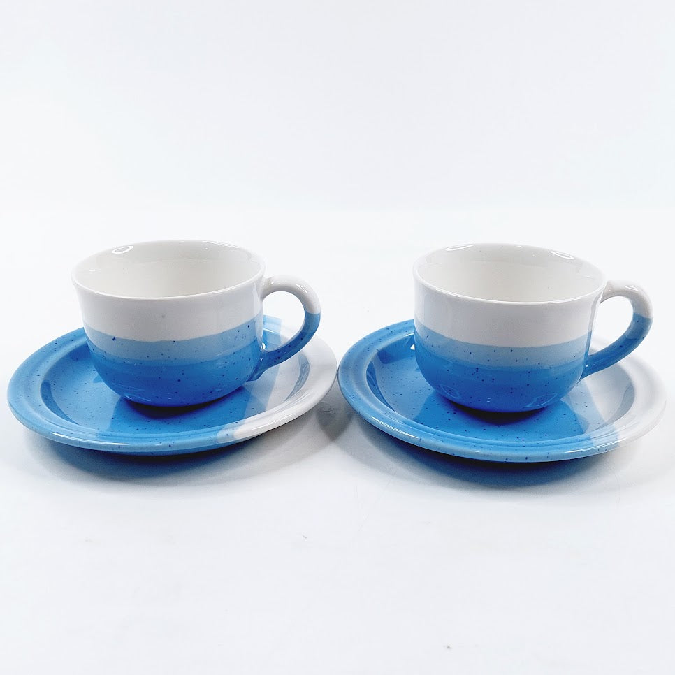 Kultakeramiikka kahvikuppisetti 4 osaa