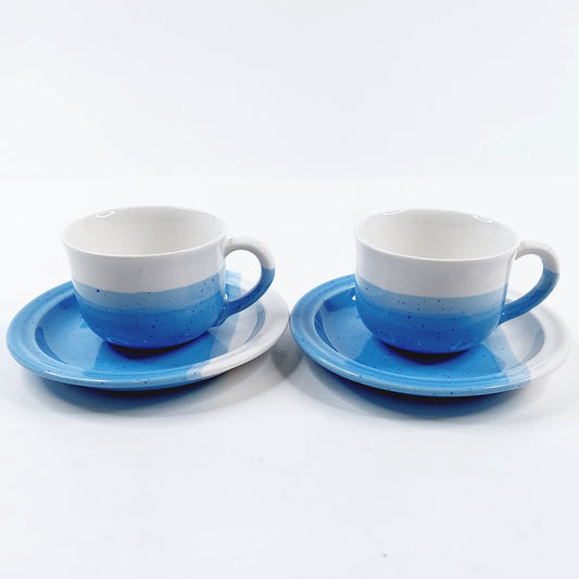 Kultakeramiikka kahvikuppisetti 4 osaa