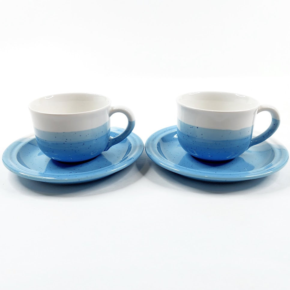 Kultakeramiikka kahvikuppisetti 4 osaa