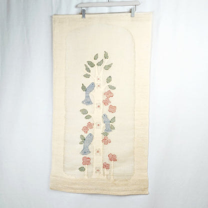 Kuultokudos Linnut tekstiili 63 x 114 cm