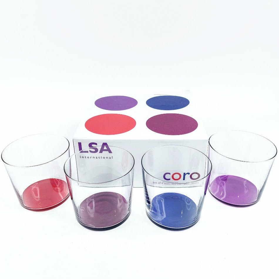 LSA International Coro tumbler-lasi 4 kpl