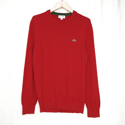 Lacoste Regular Fit puuvillaneulepusero koko M