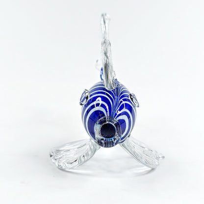 Sininen taidelasi kala