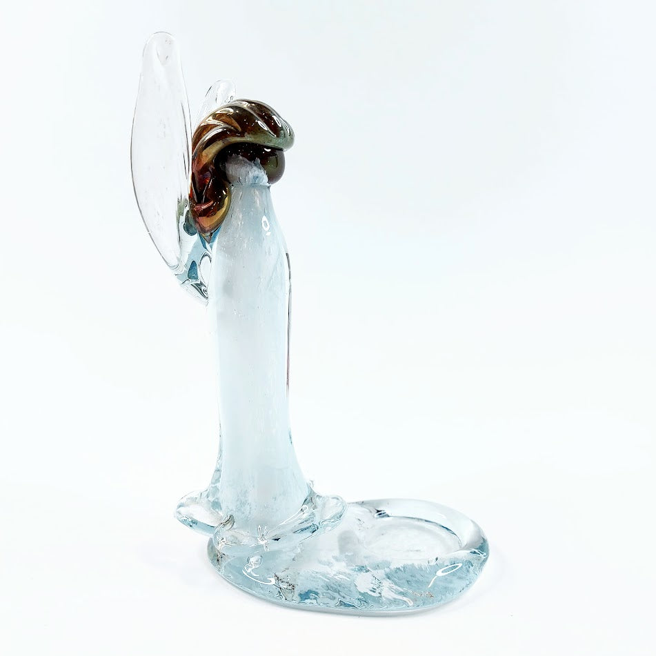 Lasipaja Sinisiipi enkeli tuikkualusta