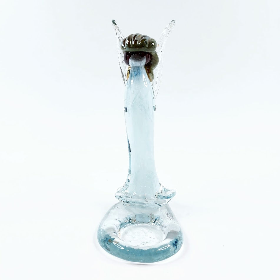 Lasipaja Sinisiipi enkeli tuikkualusta