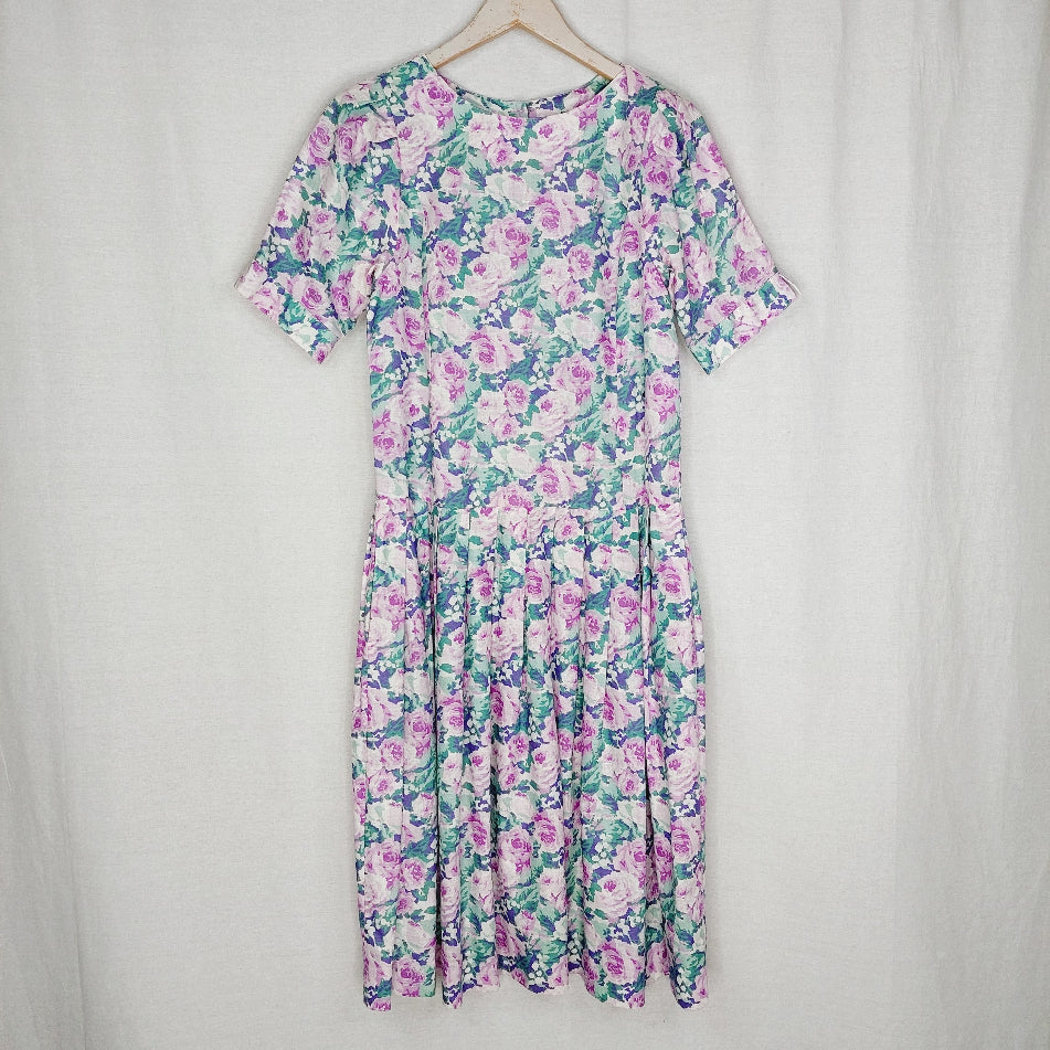 Laura Ashley pellavasekoitemekko koko 36