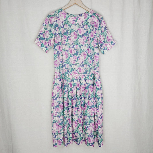 Laura Ashley pellavasekoitemekko koko 36