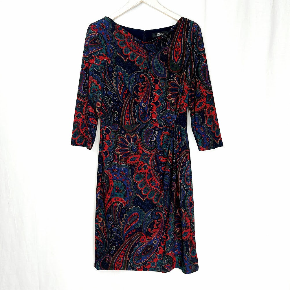 Lauren Ralph Lauren paisleykuvioinen mekko koko 36/38