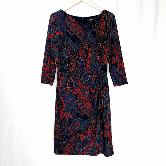 Lauren Ralph Lauren paisleykuvioinen mekko koko 36/38