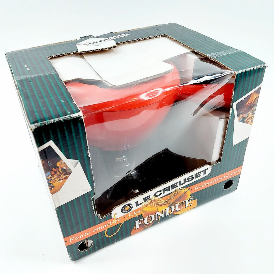 Le Creuset Cherry Red fonduesetti