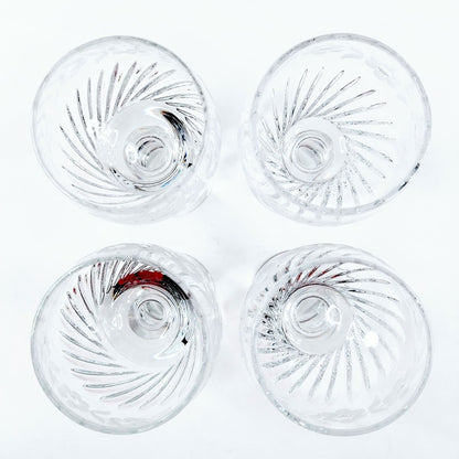 Leningrad Art Glass Factory Mašenka kristallilasit 4 kpl