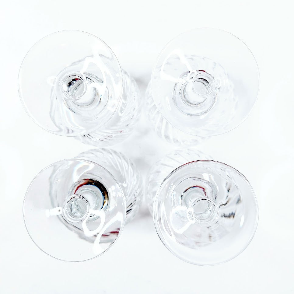 Leningrad Art Glass Factory Mašenka kristallilasit 4 kpl