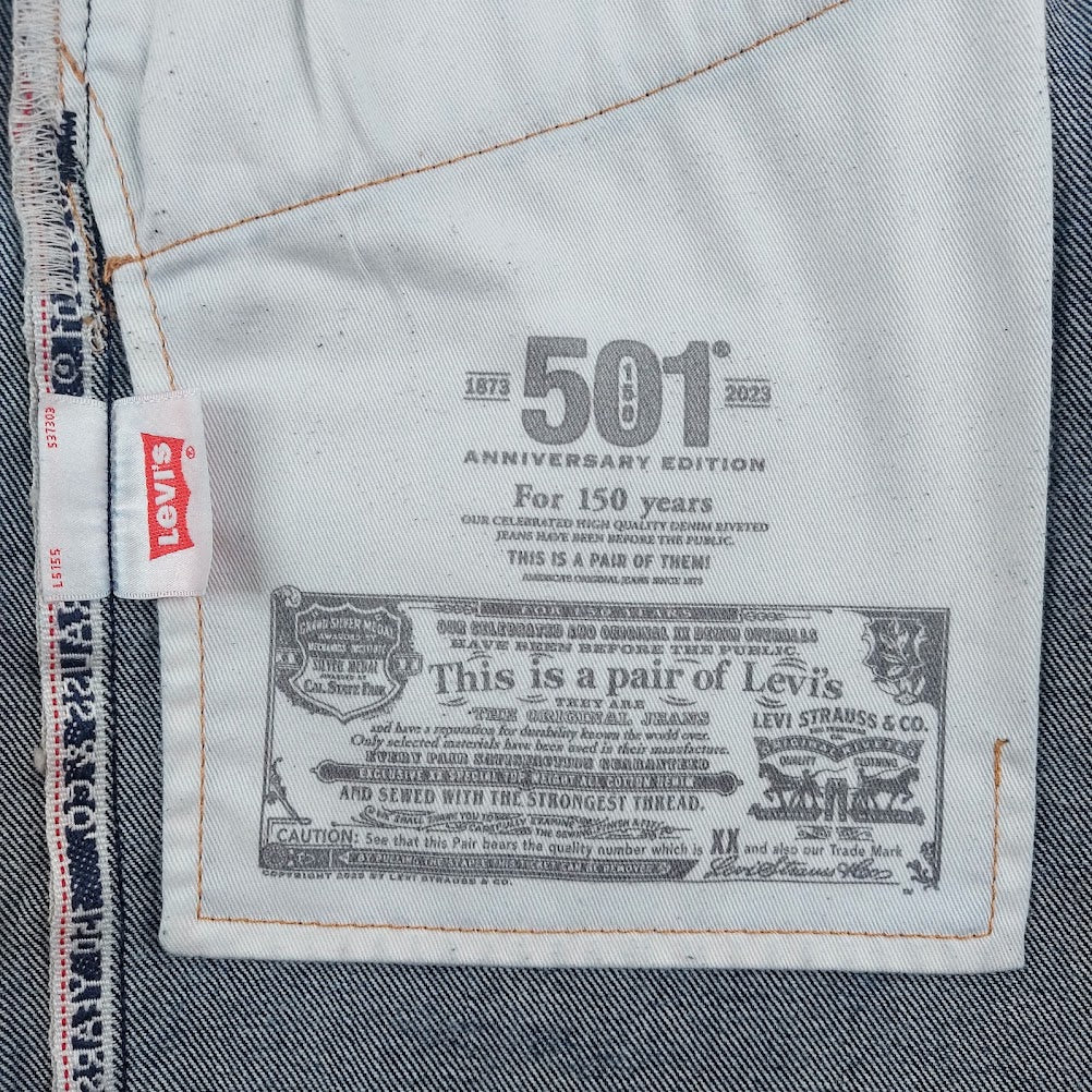 Levi's 501 Original 150th Anniversary  farkut koko 33/30"