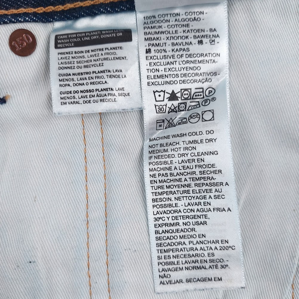 Levi's 501 Original 150th Anniversary  farkut koko 33/30"