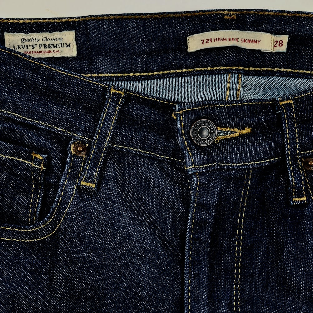 Levi's 721 High Rise Skinny stretchfarkut koko 28/30"