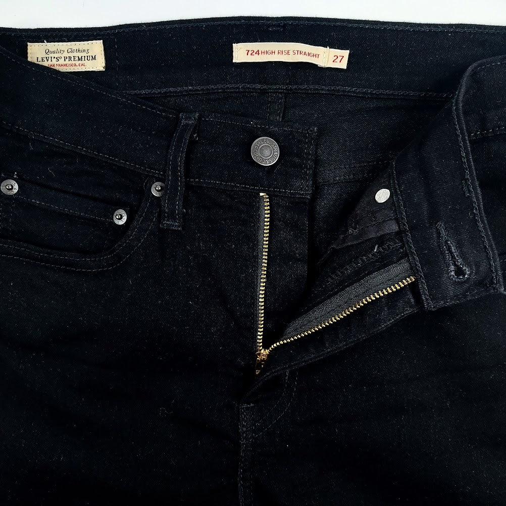 Levi's 724 High Rise Straight stretchfarkut koko 27/32"