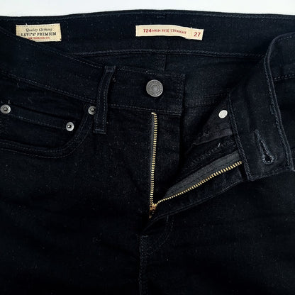Levi's 724 High Rise Straight stretchfarkut koko 27/32"