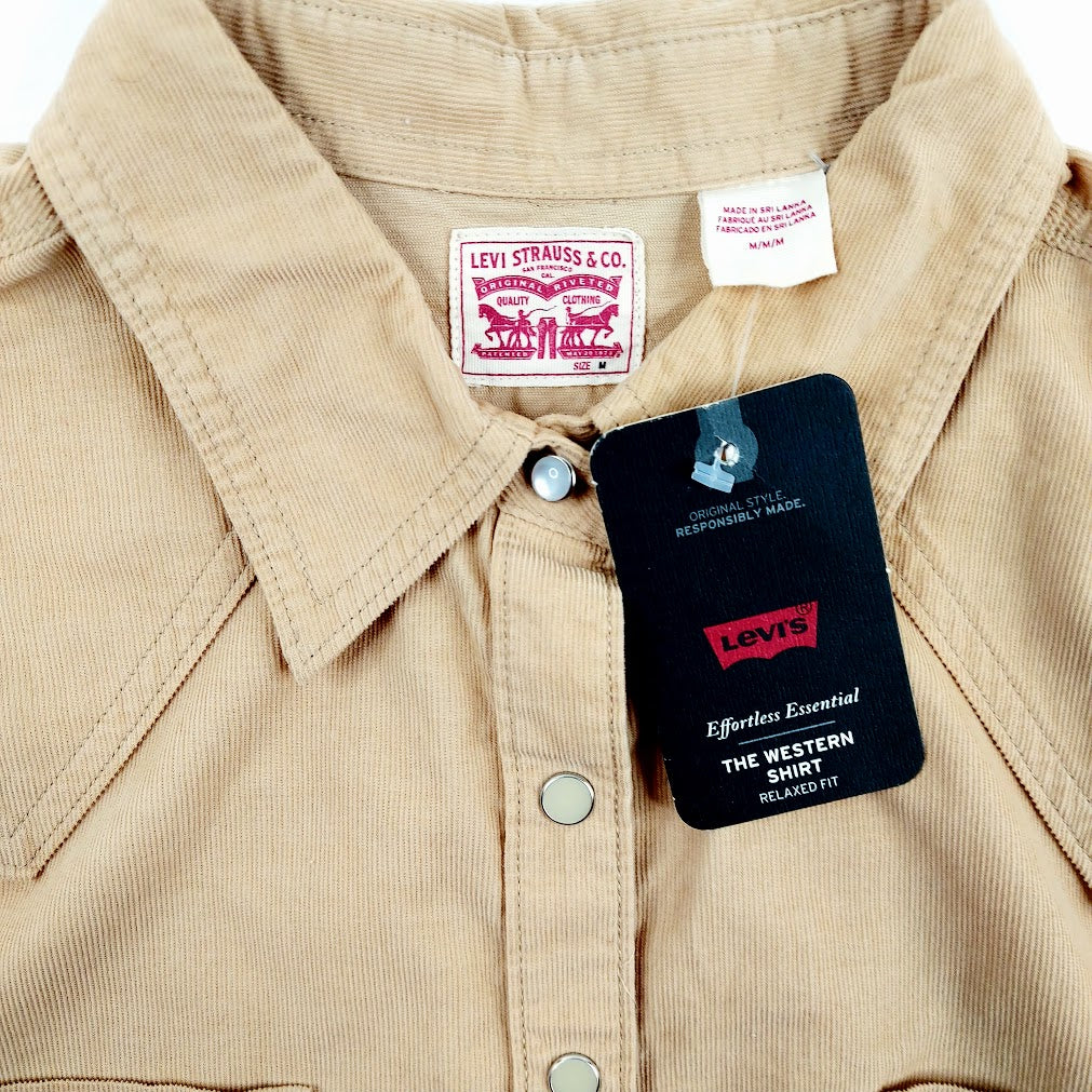 Levi's vakosamettipaita koko M