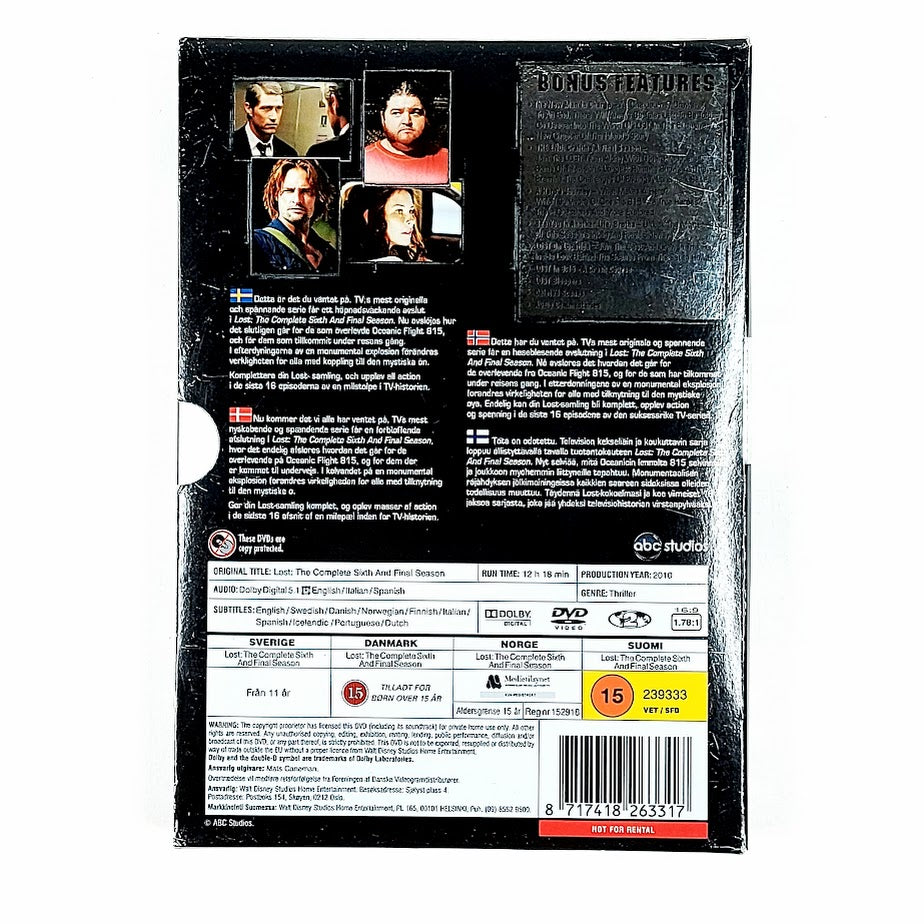 Lost The final season 6  -5 DVD