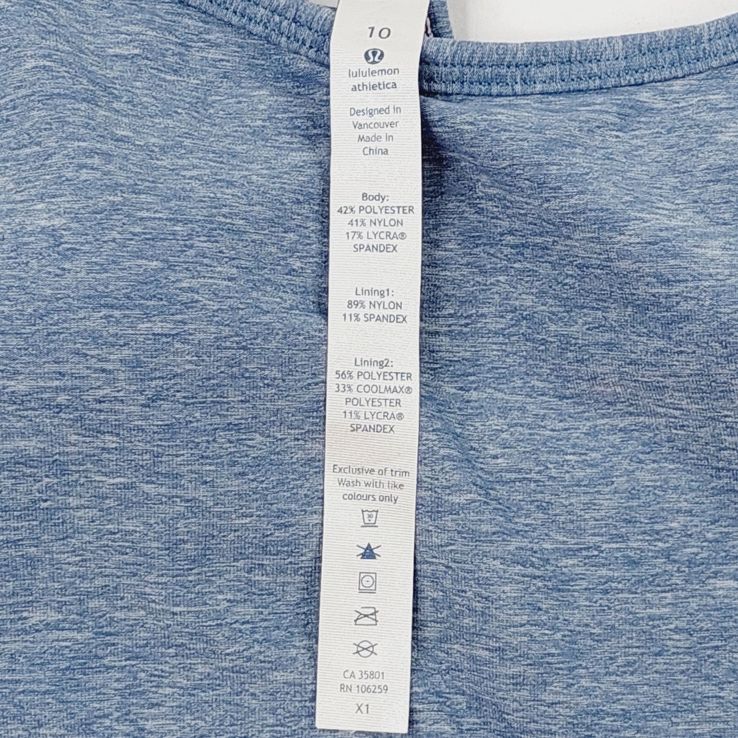 Lululemon Power Y Tank toppi koko XS