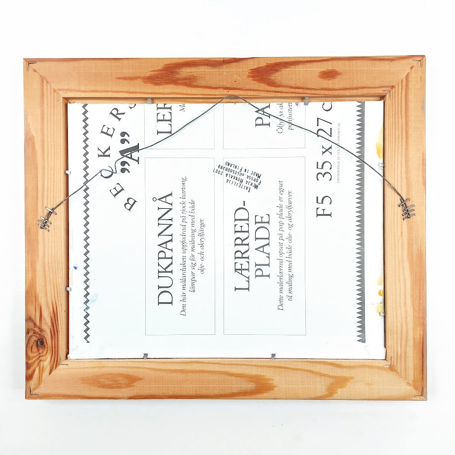 Merja Honkala Orvokit öljyväri maalaus