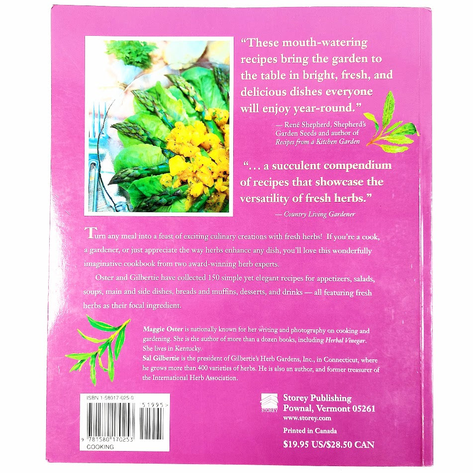 Maggie Oster, Sal Gilbertie: The Herbal Palate Cookbook