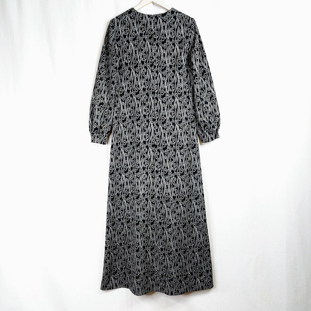 Mainepuku vintage pitkä juhlamekko koko 38