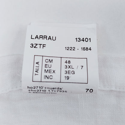 Manfe Larrau pellavakauluspaita koko 3XL