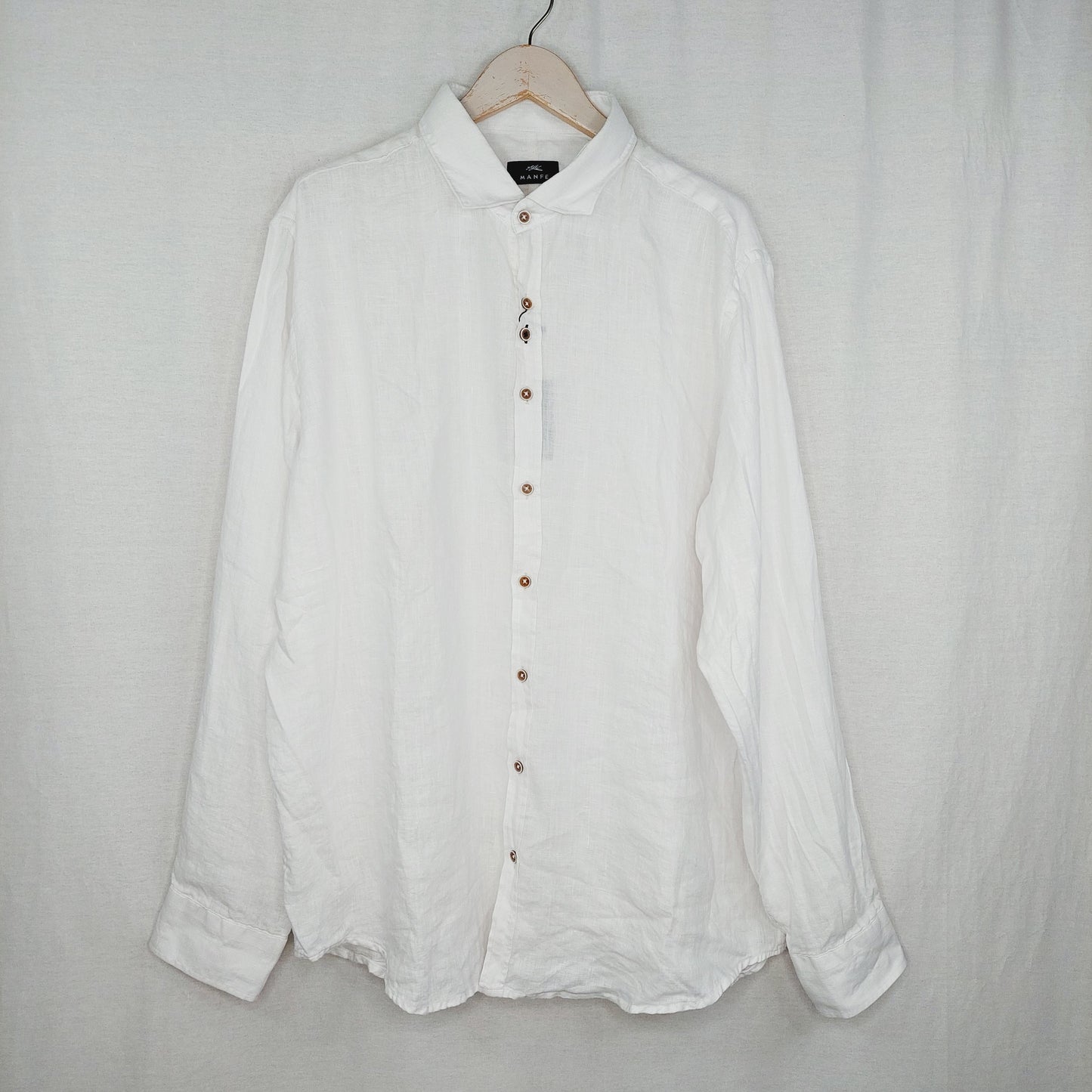 Manfe Larrau pellavakauluspaita koko 3XL