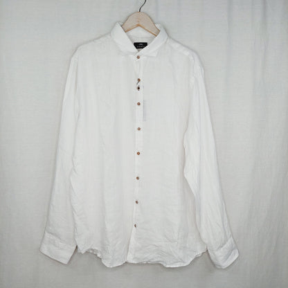 Manfe Larrau pellavakauluspaita koko 3XL