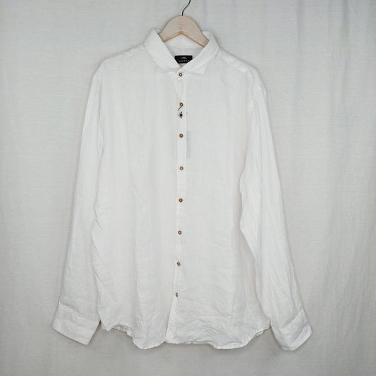 Manfe Larrau pellavakauluspaita koko 3XL