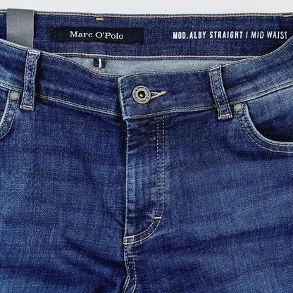 Marc O'Polo Alby Straight Mid Waist stretchfarkut koko 31/32"