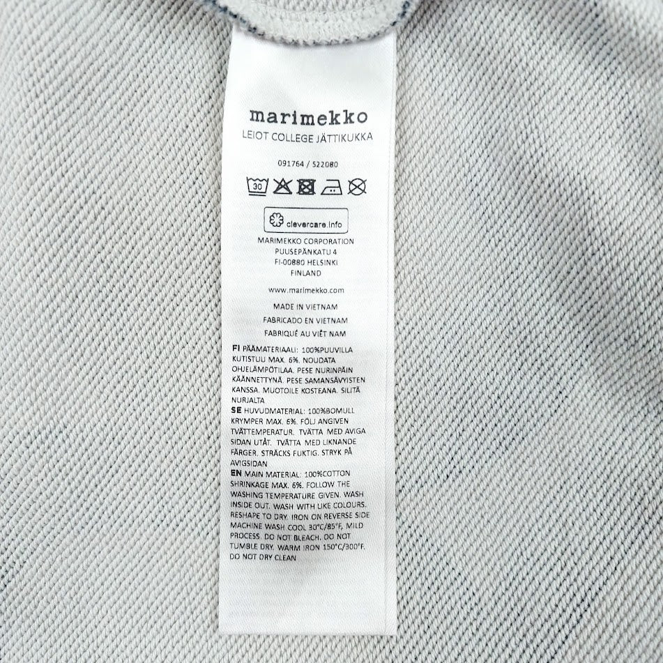 Marimekko Leiot College Jättikukka paita koko XS