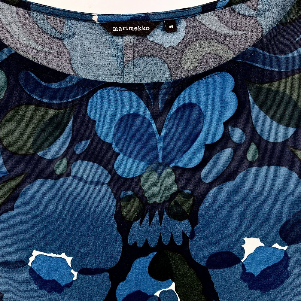 Marimekko Nupu Pilvipuutarha pusero koko 38