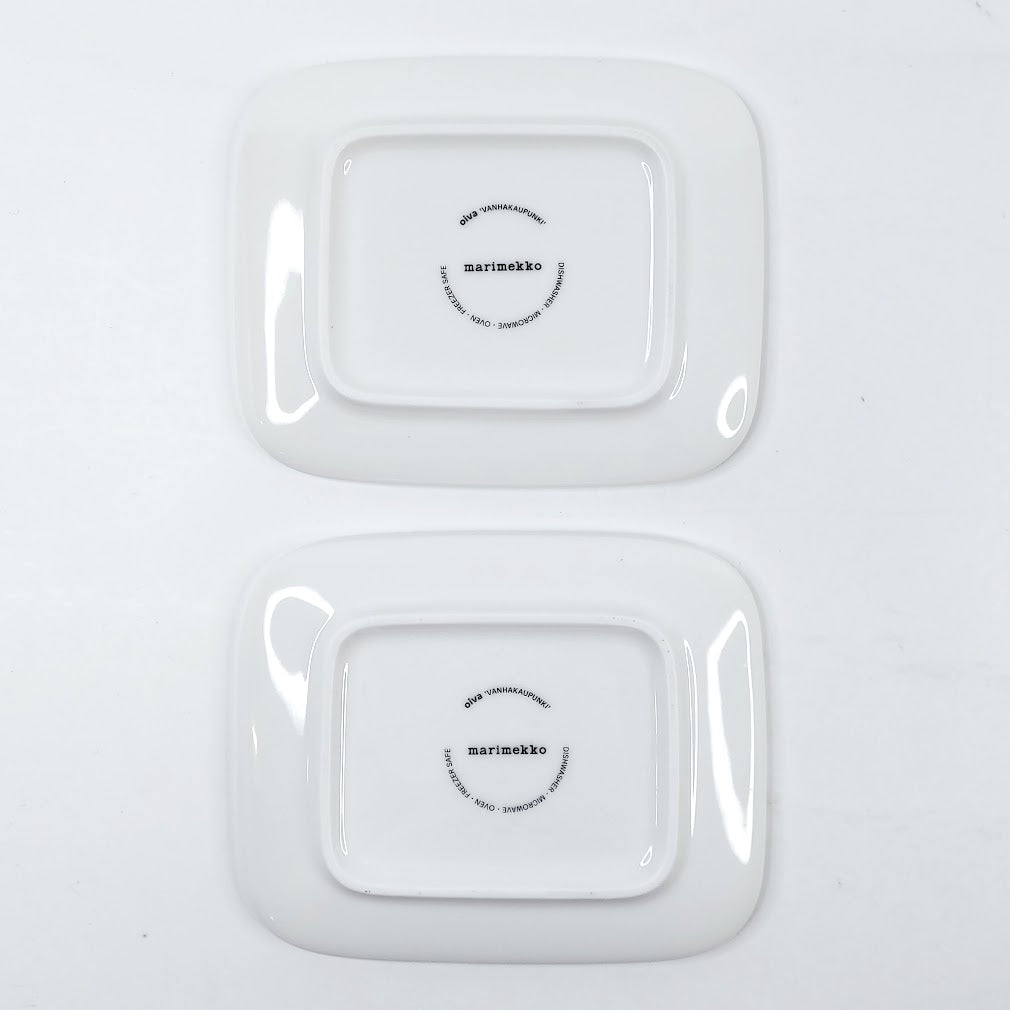 Marimekko Oiva Vanhakaupunki lautanen 12,5 x 15,4 cm 2 kpl