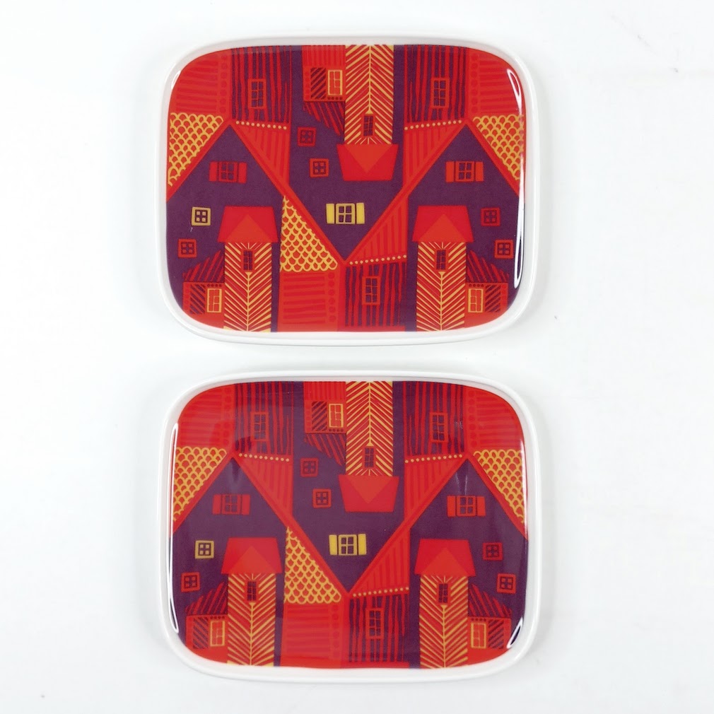 Marimekko Oiva Vanhakaupunki lautanen 12,5 x 15,4 cm 2 kpl