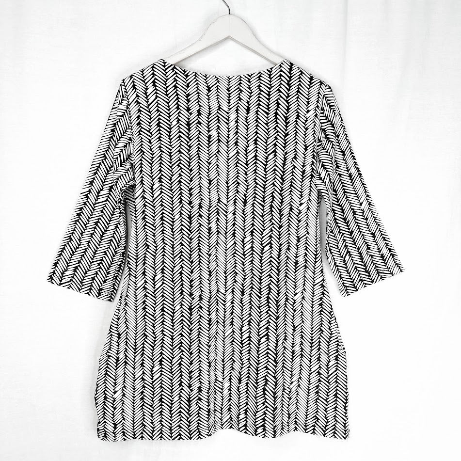 Marimekko Peretta Korpikuusi trikootunika koko M