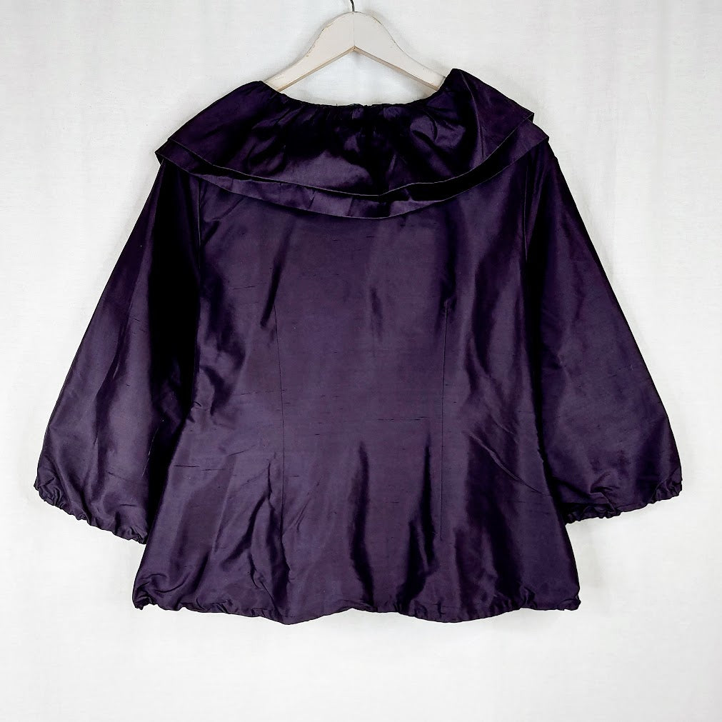 Marimekko Ritva Falla silkkipusero koko 42